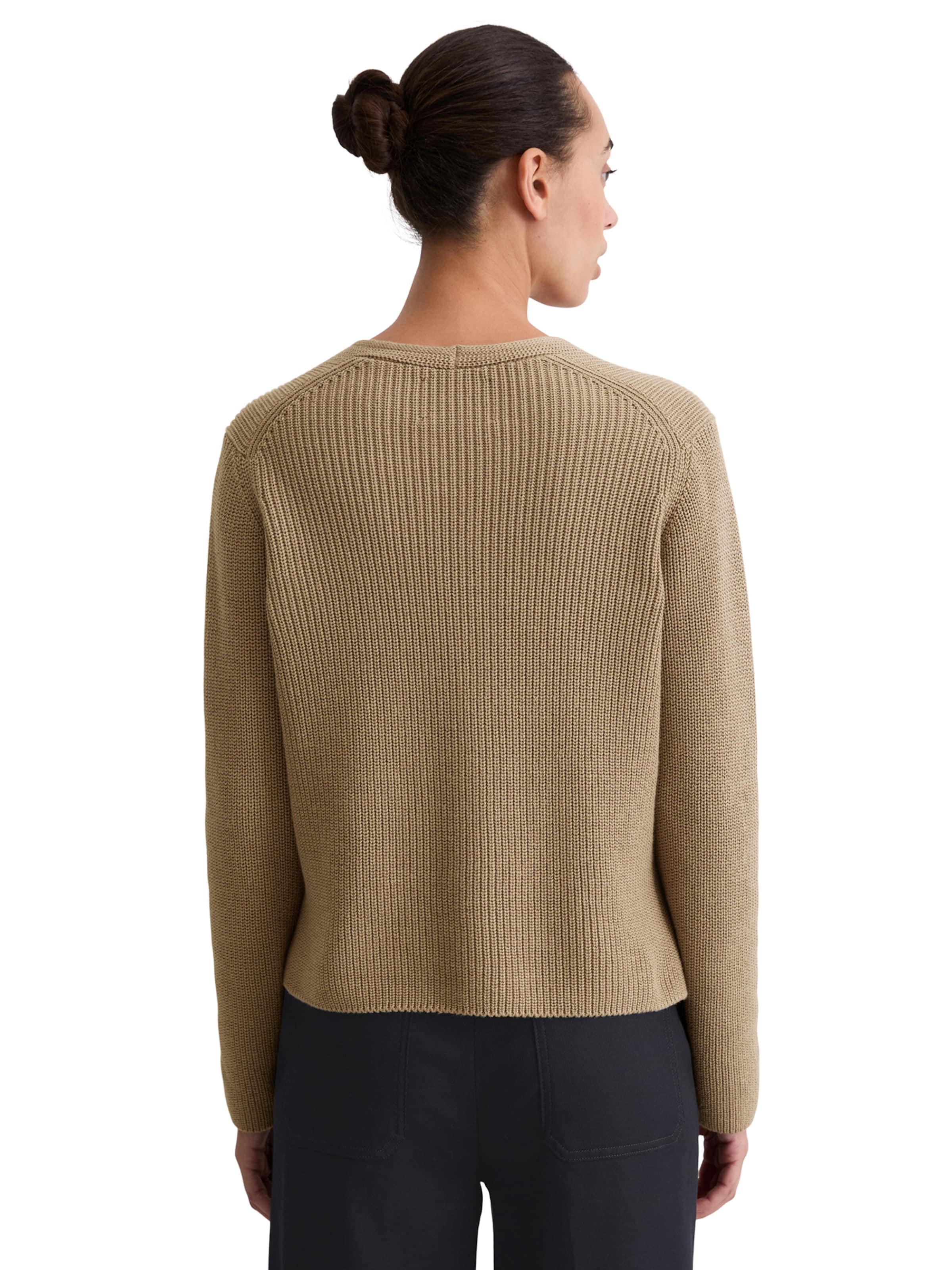 Marc O'Polo Gebreid vest in Bruin