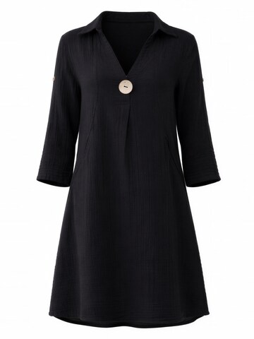 Robe d’été 'LUMA' WENOR en noir : devant