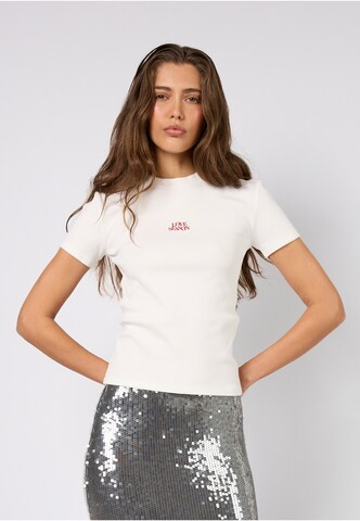 Maglietta 'Love Season' di OH APRIL in bianco: frontale