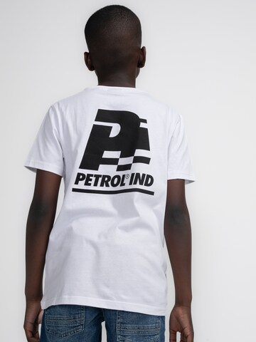 Petrol Industries Shirt 'McKinley' in Wit: voorkant