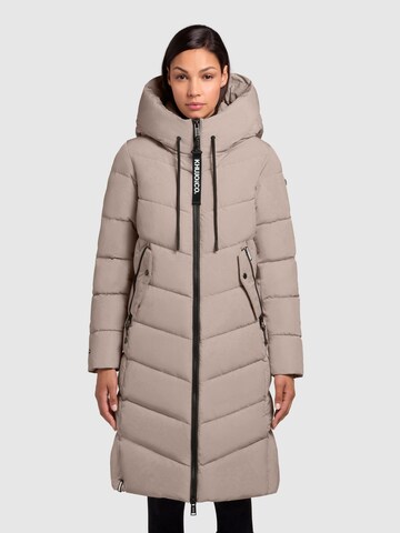 khujo Winter Jacket in Grey: front