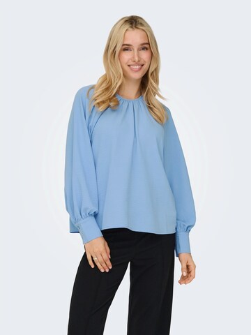 ONLY Bluse 'ONLDINA METTE' i blå: forside