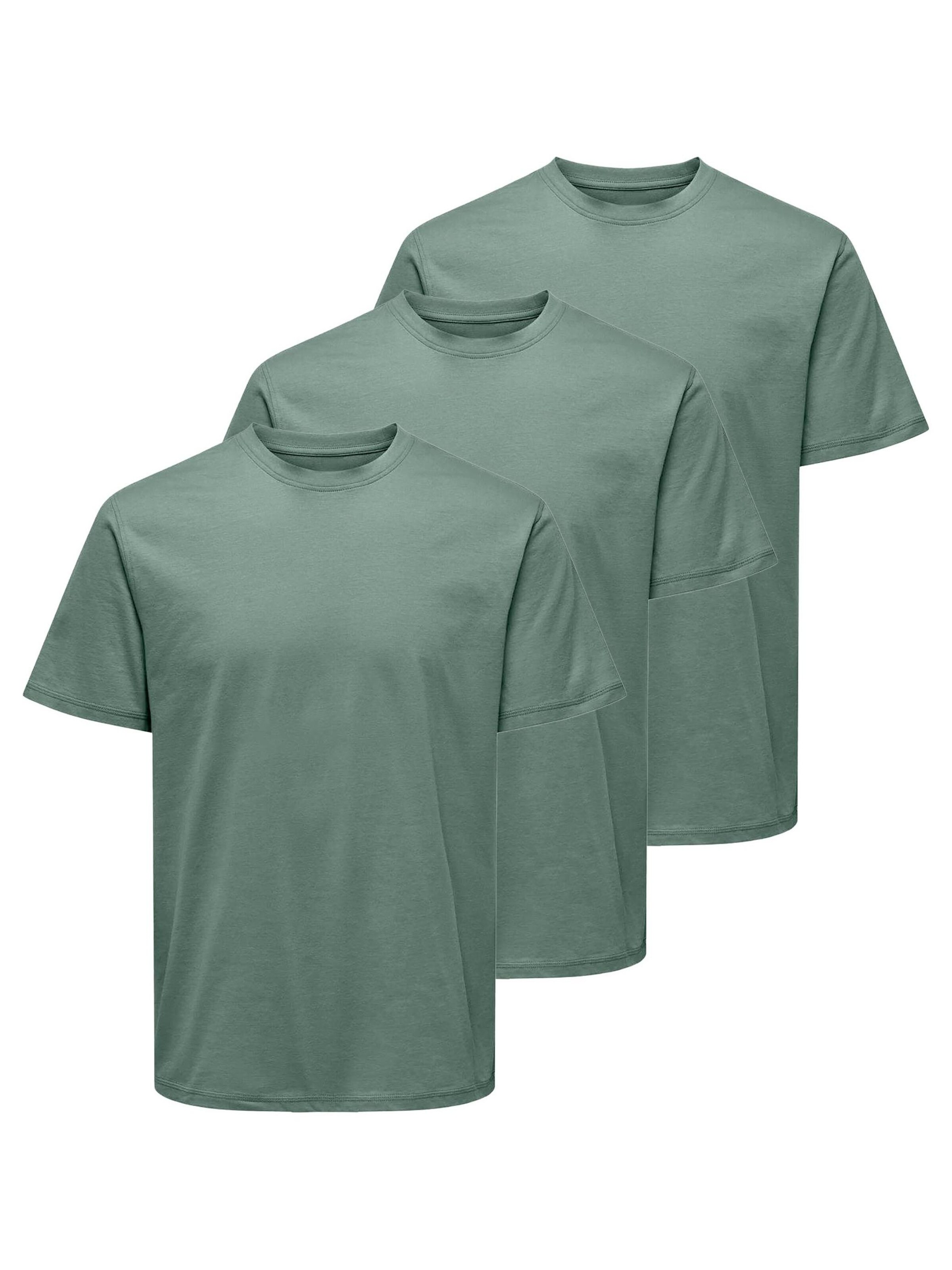 Only & Sons Shirt 'MAX' in Green: front
