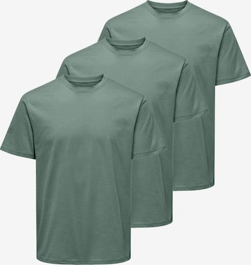 Only & Sons Shirt 'MAX' in Green: front