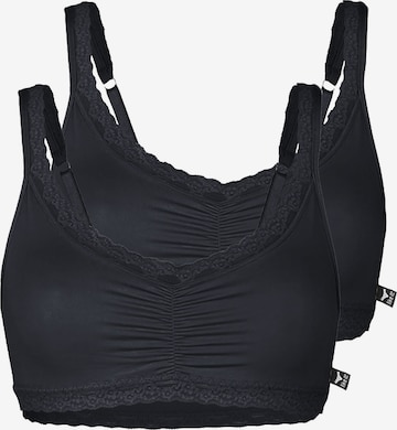 like it! Mieder 'Olivia' in Schwarz: Vorderseite