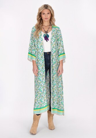 usha FESTIVAL Kimono 'Fashion Look' in Green