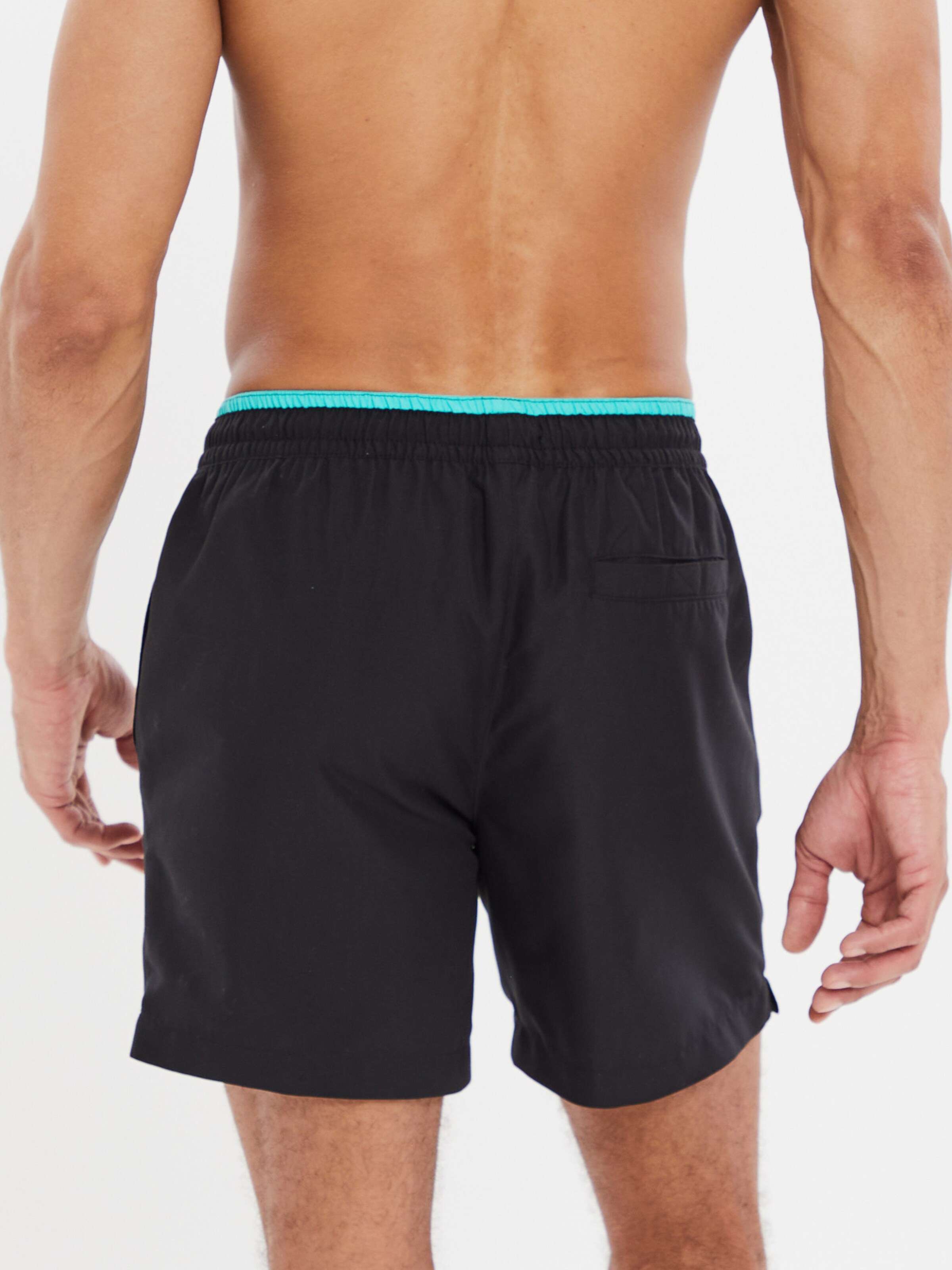 Threadbare Board Shorts 'Dawlish' in Black