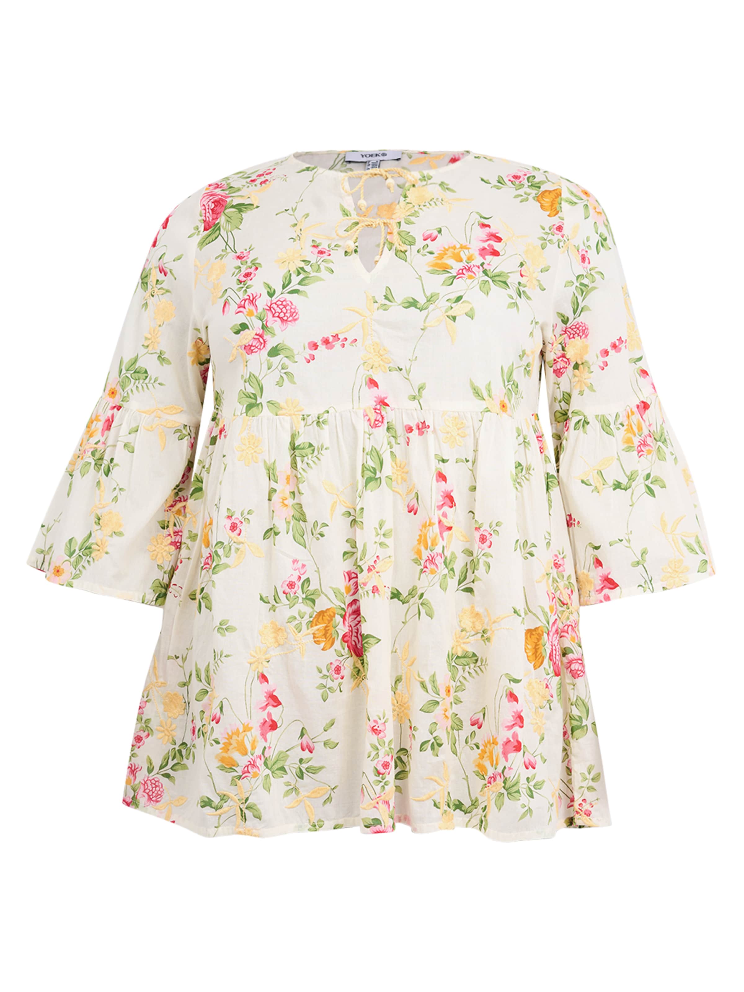 YOEK Tunic in Yellow: front