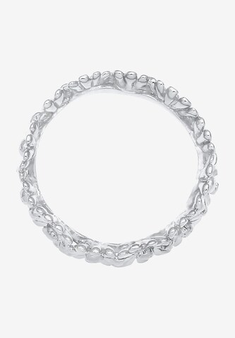 ELLI Ring 'Blume' in Silber