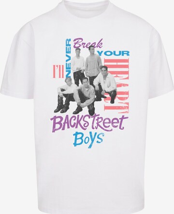 Merchcode Shirt 'Backstreet Boys' in White: front