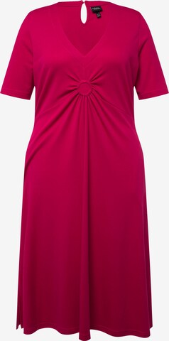 Robe Ulla Popken en rose : devant