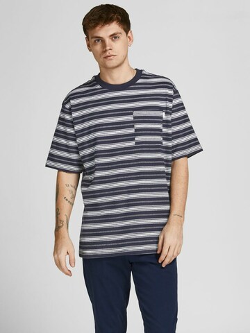 JACK & JONES Shirt 'Warren' in Blauw: voorkant