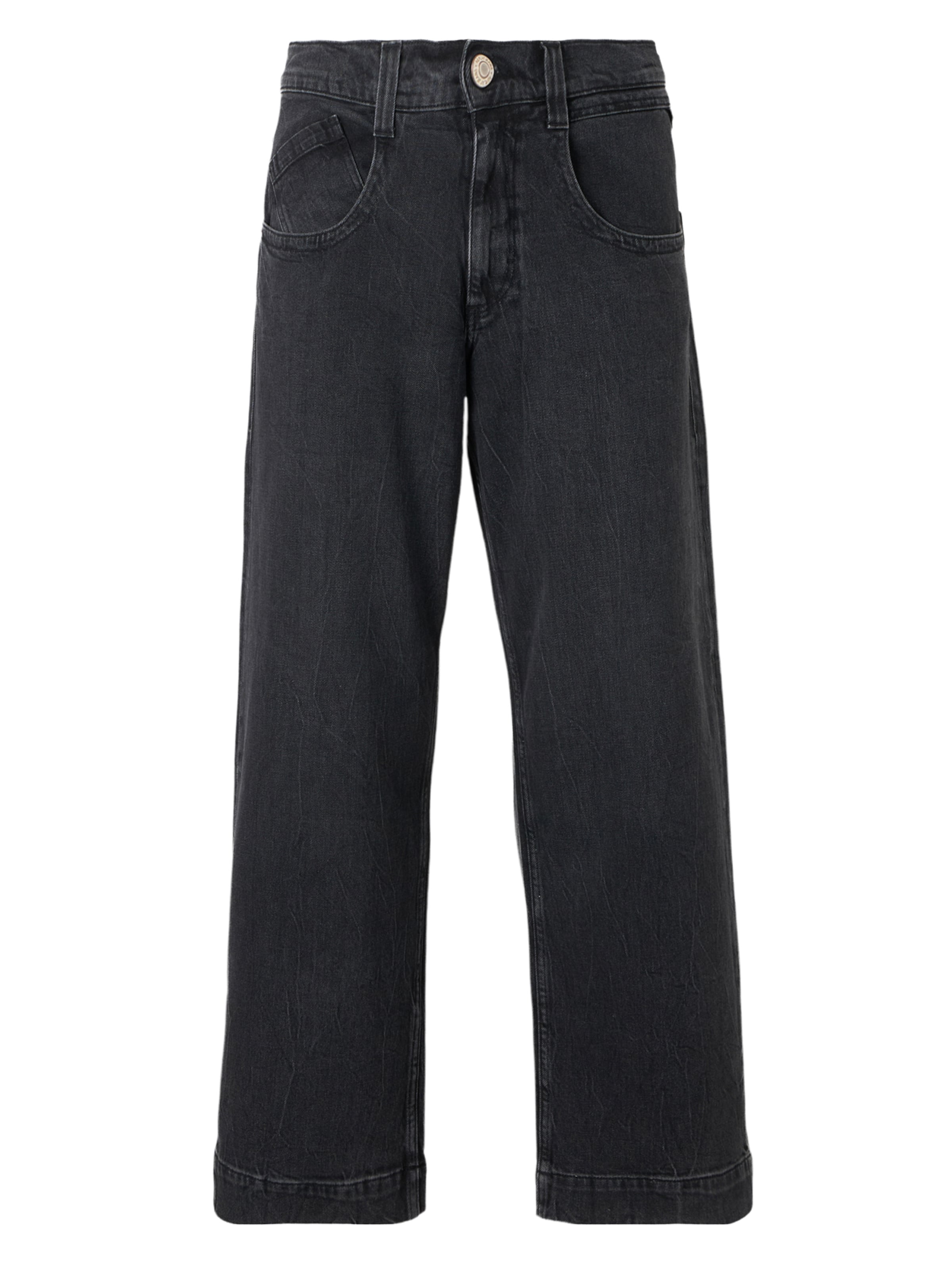 REPLAY Baggy Jeans 'FERYS' i svart: framsida