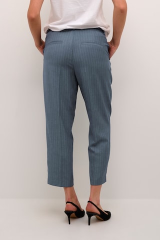 Regular Pantalon à plis 'Ulrikke' Kaffe en bleu