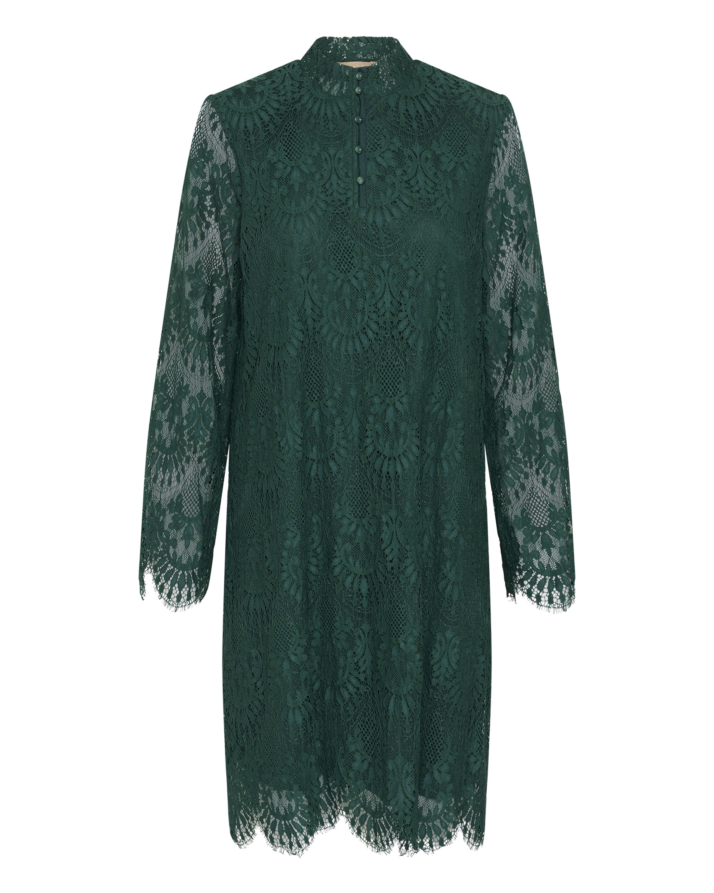CULTURE - Vestido 'Azime Okram' en verde: frente