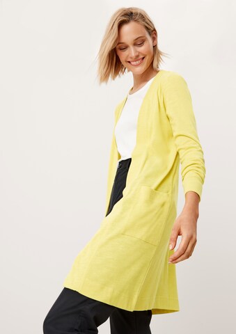 s.Oliver Knit cardigan in Yellow