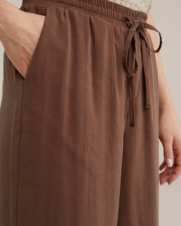 WE Fashion Wide leg Pants in Brown