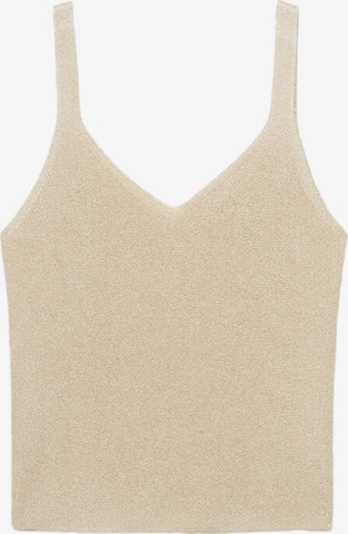 MANGO Top 'KLING' in Gold: Vorderseite