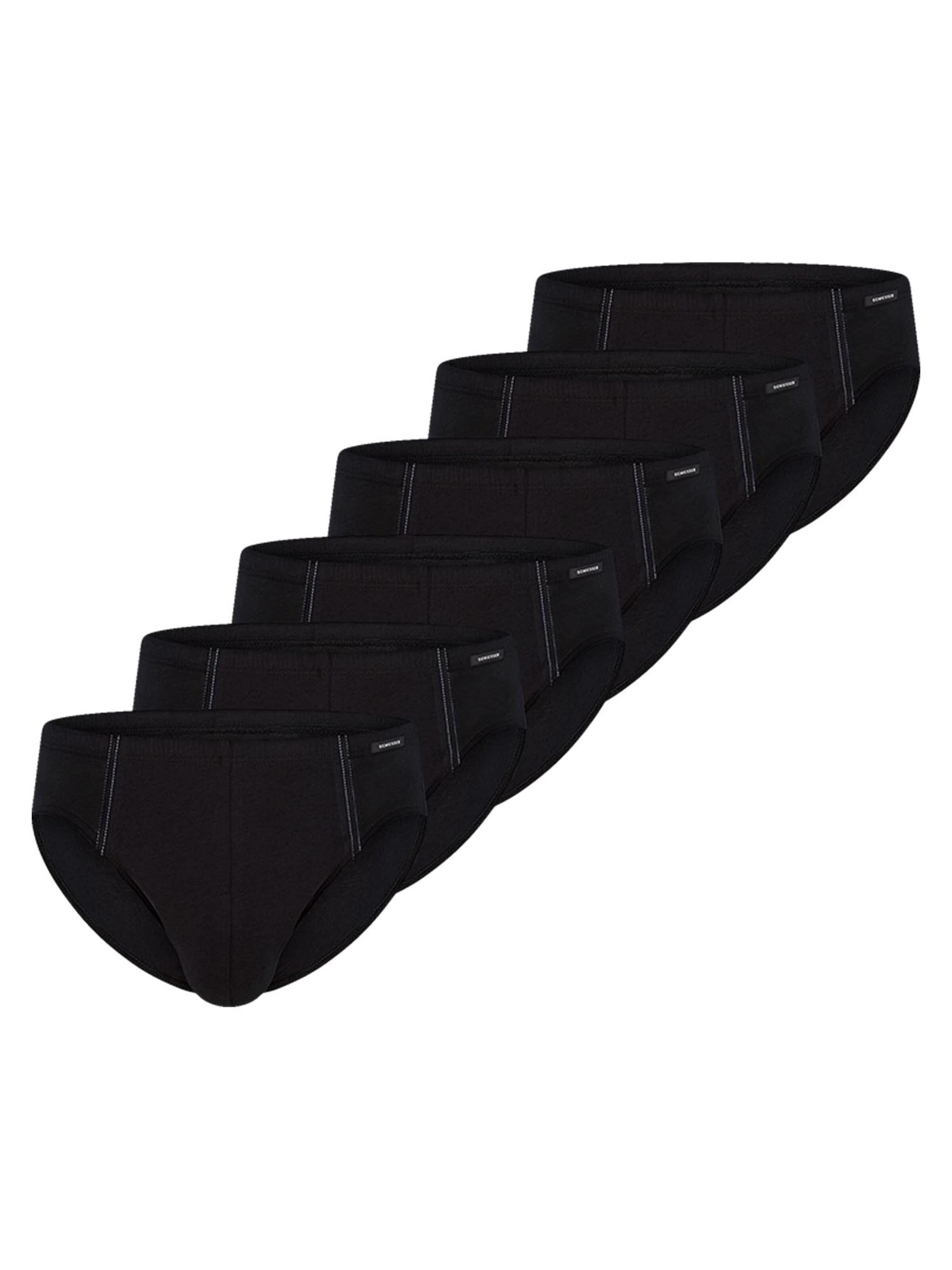 SCHIESSER Slip 'Cotton Essential'‌‌ in Schwarz: Vorderseite