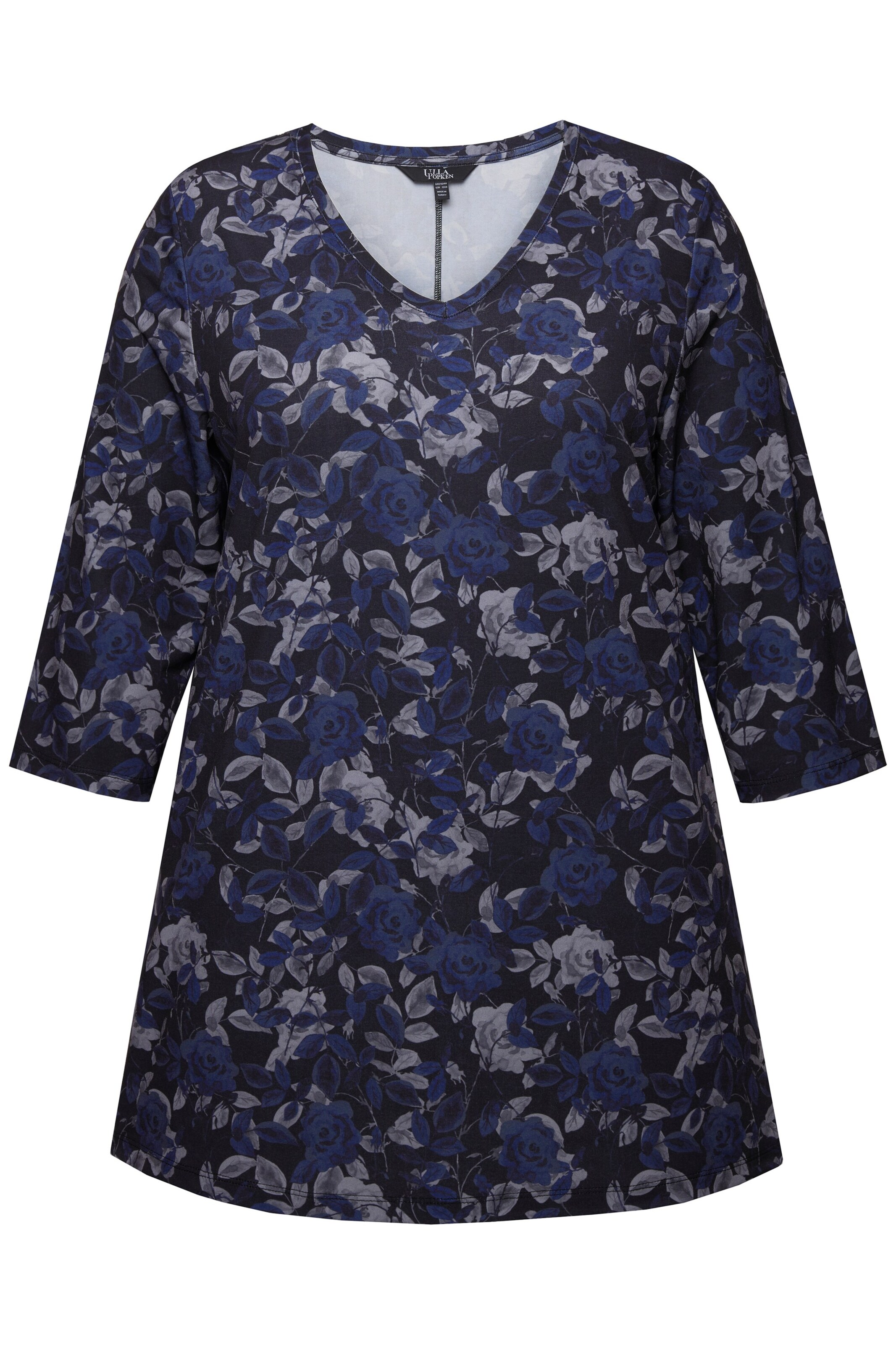 Ulla Popken Tunika in Blau: Vorderseite