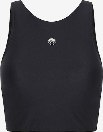 Soutien-gorge de sport 'Rhône' Horizon Athletic en noir : devant
