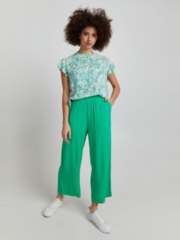 Wide Leg Pantalon 'MARRAKECH' ICHI en vert