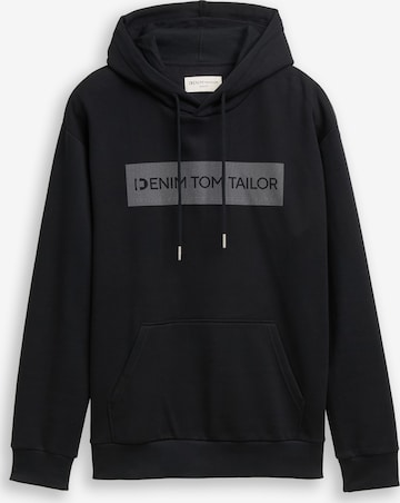 TOM TAILOR DENIM Свитшот в Черный: спереди