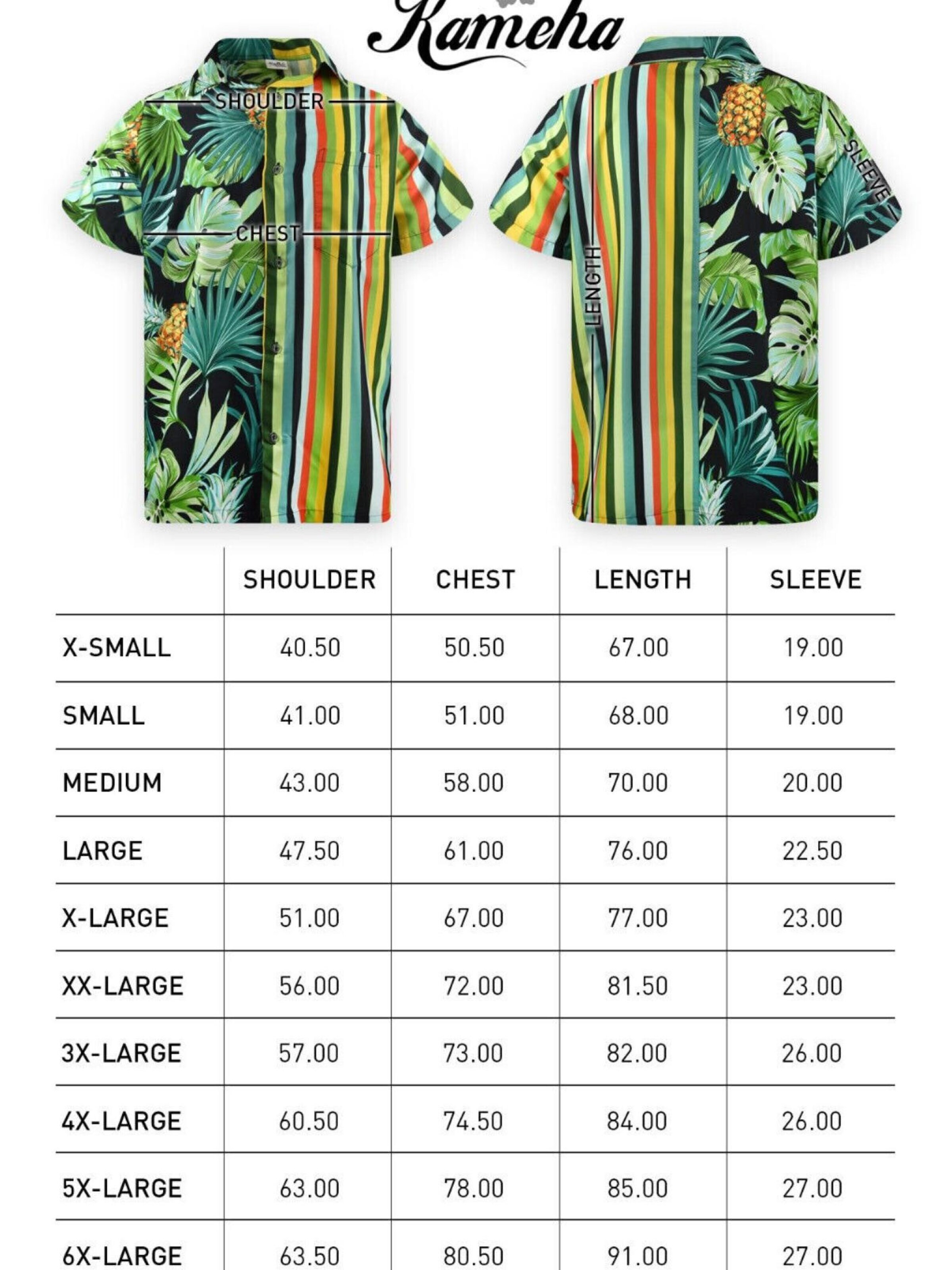 King Kameha Shirt 'Stripes' in Groen