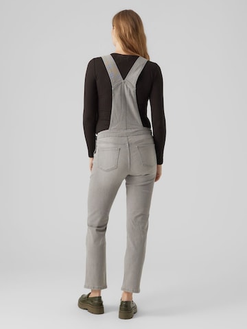 MAMALICIOUS Regular Jean Overalls 'HILL' in Grey