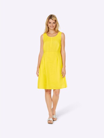 Robe d’été heine en jaune