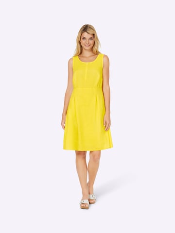heine Καλοκαιρινό φόρεμα σε κίτρινο
