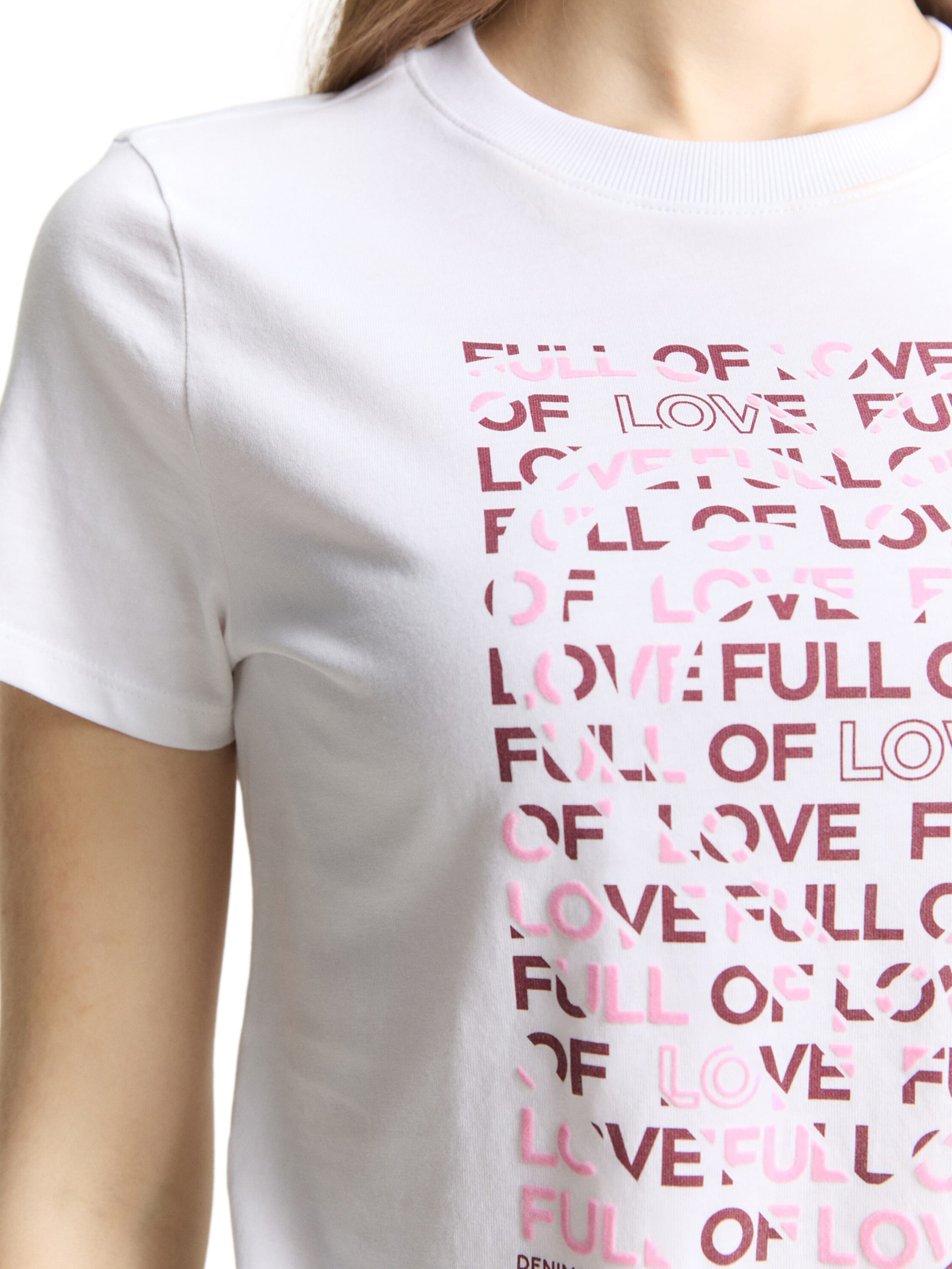 T-shirt TOM TAILOR DENIM en blanc