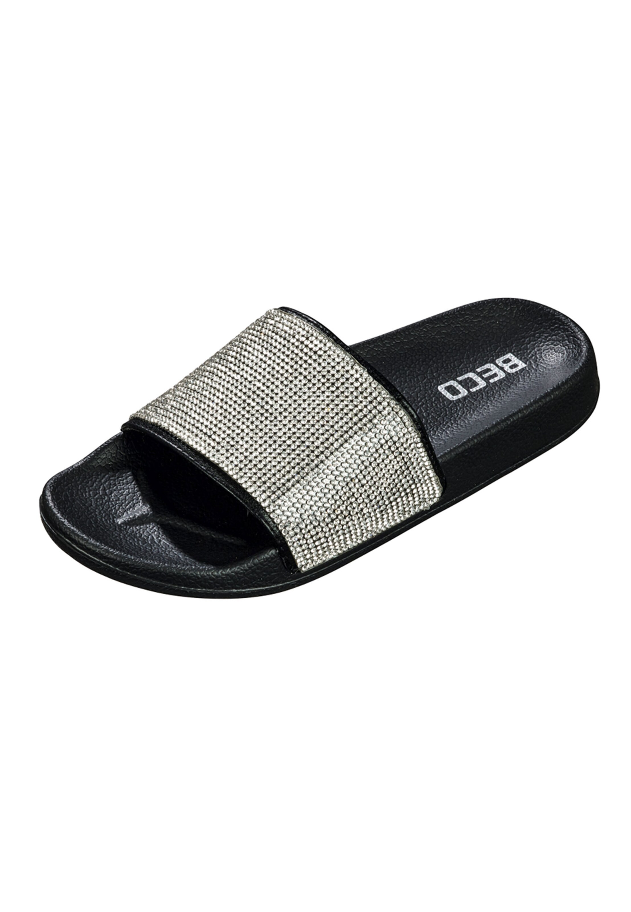 BECO the world of aquasports Beach & swim shoe 'BECO LADY STRASS' in Black: front