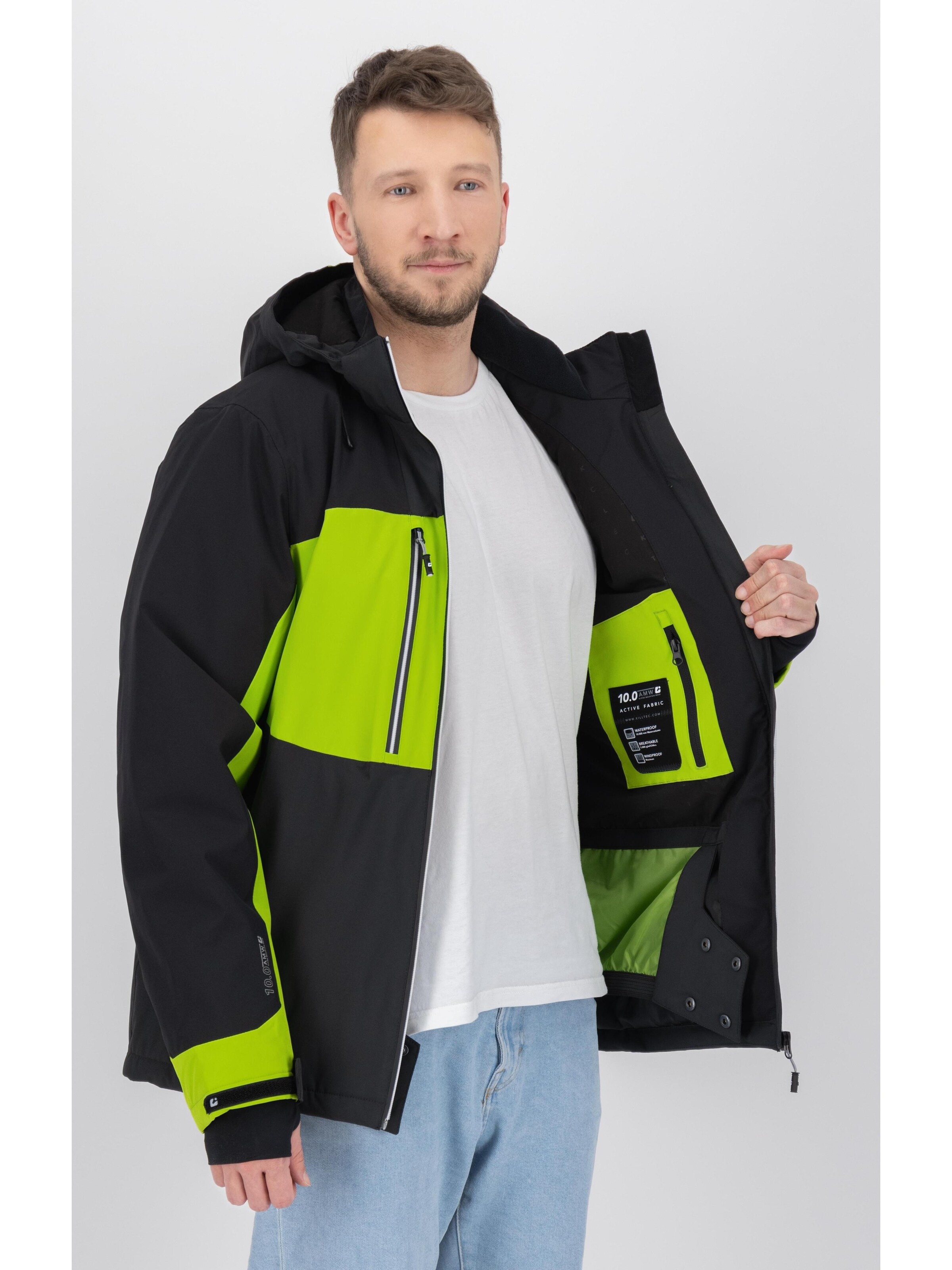 KILLTEC Winter jacket 'KSW 465' in Green