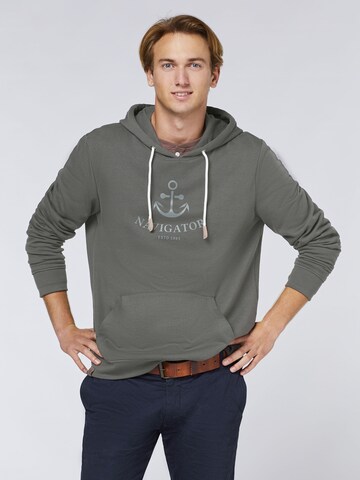 Navigator Sweatshirt in Grau: Vorderseite