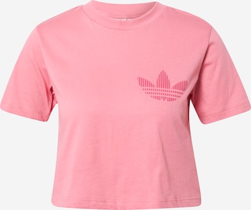 ADIDAS ORIGINALS T-Shirt in Pink: front