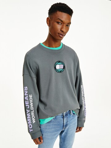 Sweat-shirt 'Unity' Tommy Jeans en gris : devant