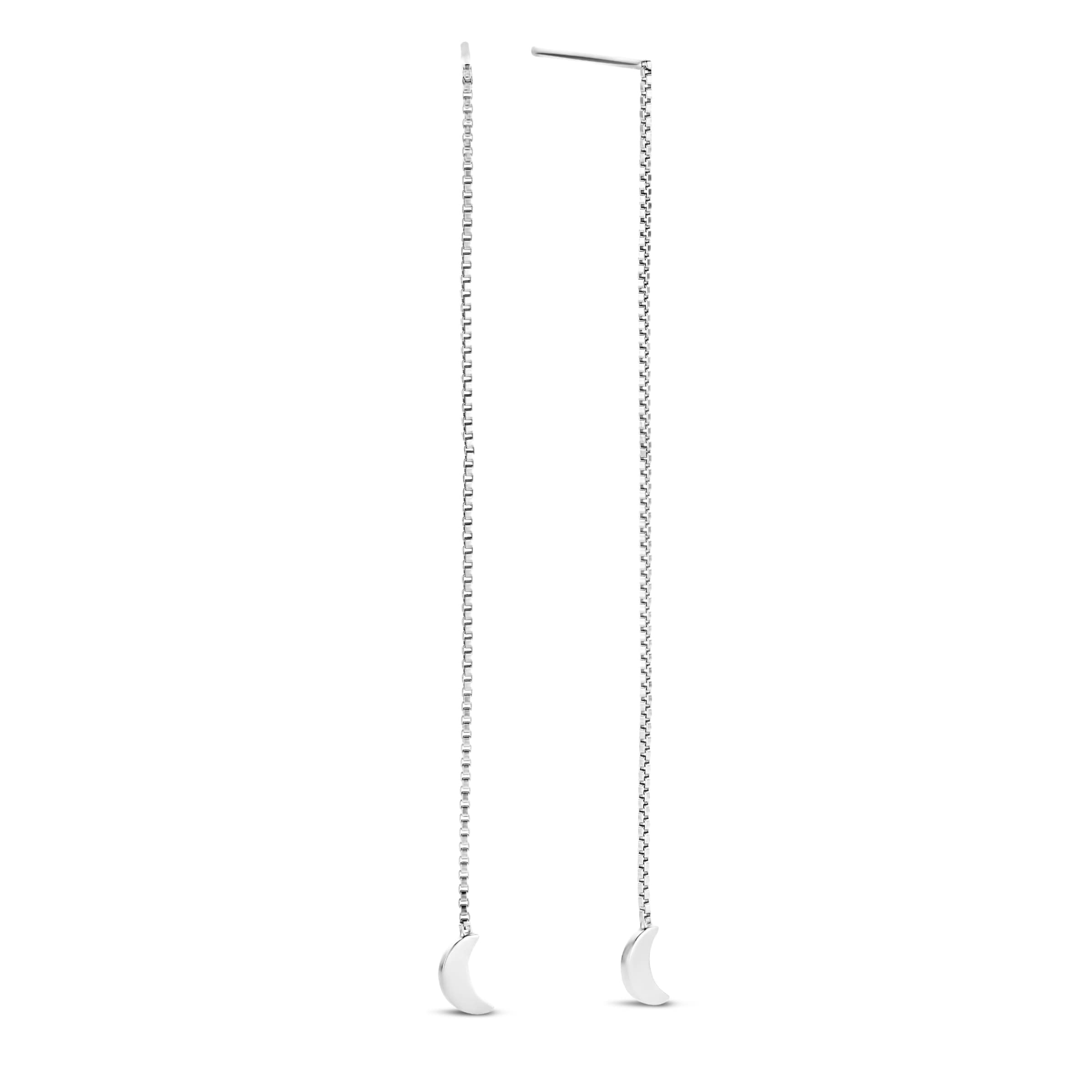 Boucles d'oreilles Violet Hamden en argent : devant