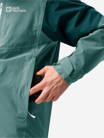 Veste outdoor 'EAGLE PEAK' JACK WOLFSKIN en vert