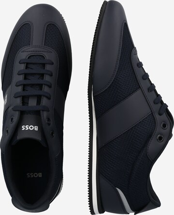 BOSS Black Sneakers in Blue