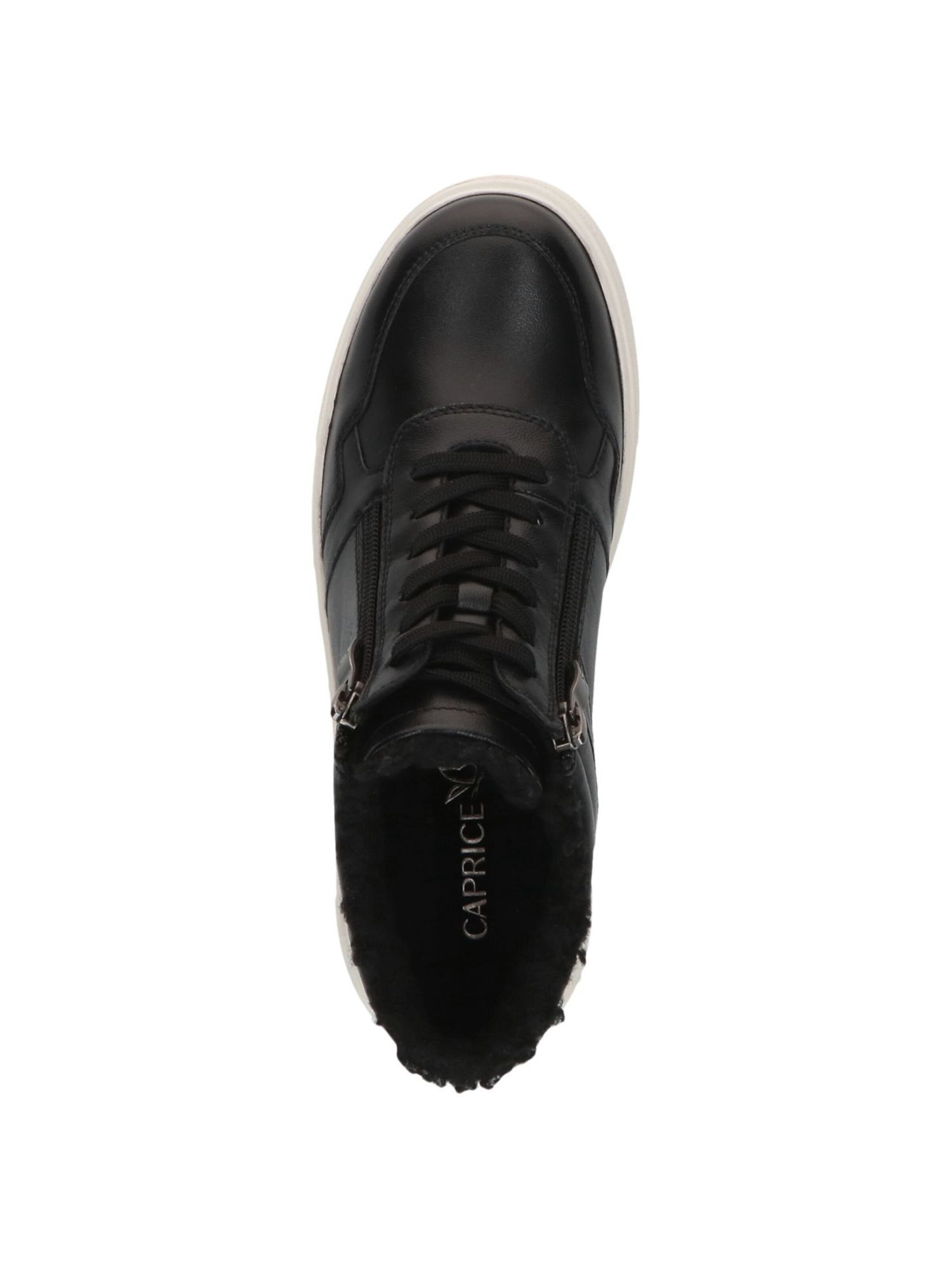 CAPRICE Lace-up bootie in Black