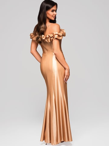 Ombre Abendkleid in Gold