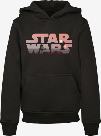 F4NT4STIC Sweatshirt 'Star Wars Tatooine Logo' in Schwarz: predná strana