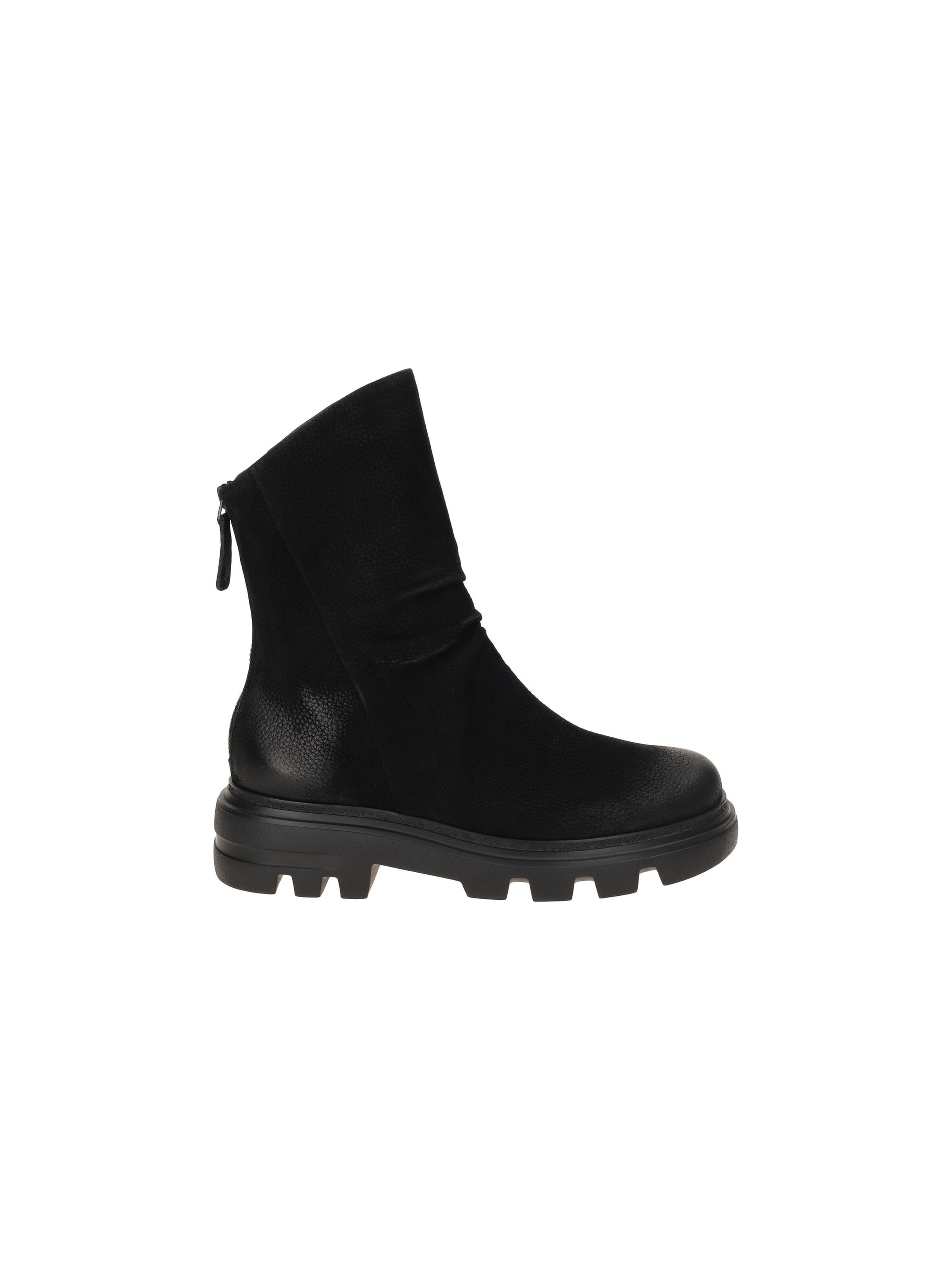 Paul Green Boots 'Paul Green Stiefelette schwarz Nubuck 8253'‌‌‌‌ in Schwarz: Vorderseite