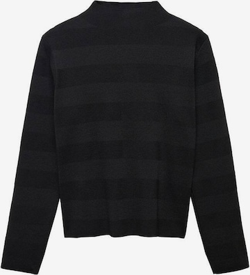 MANGO Пуловер 'Chimney' в черно: отпред