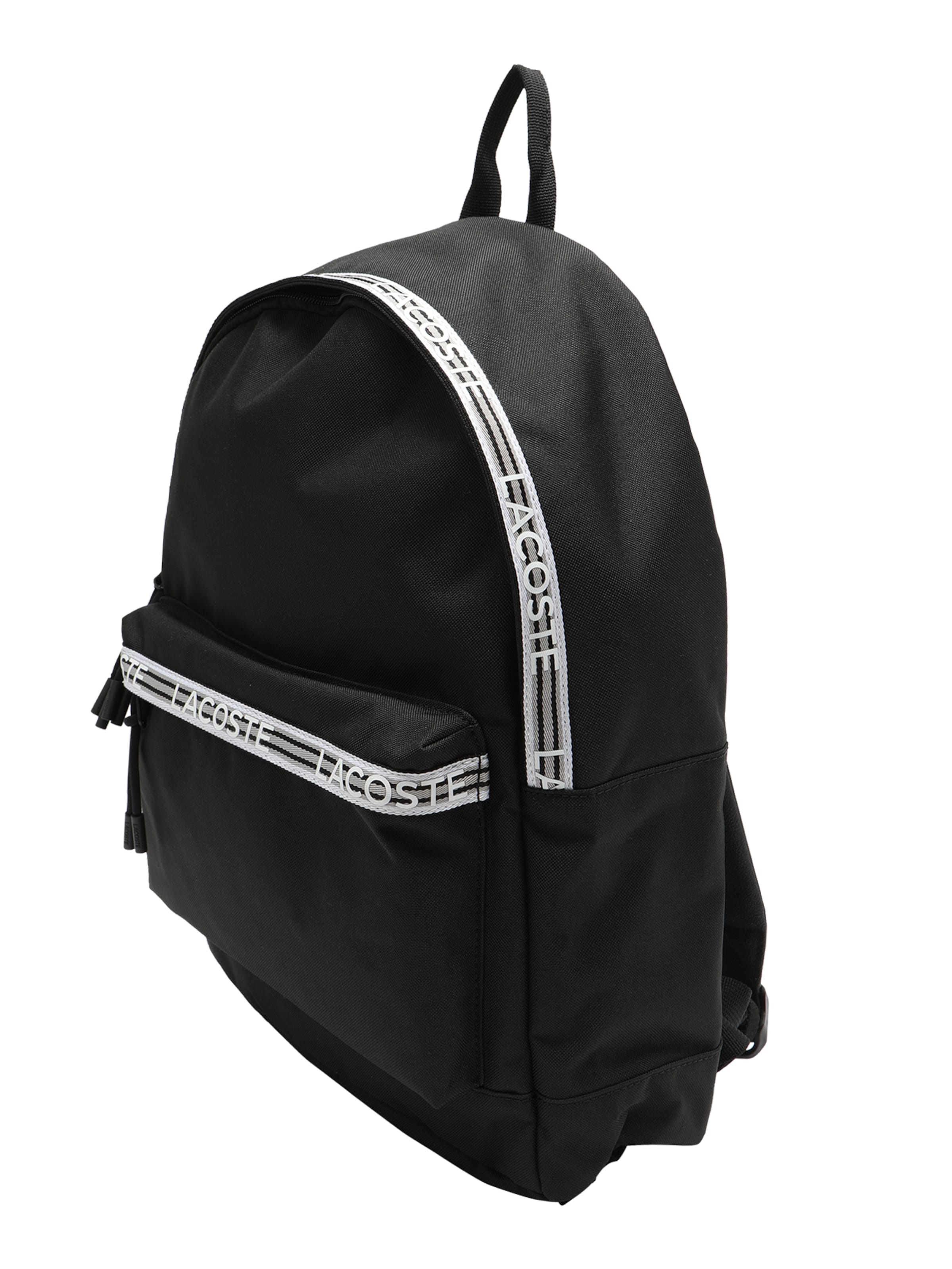 LACOSTE Backpack 'Neocroc' in Black: front