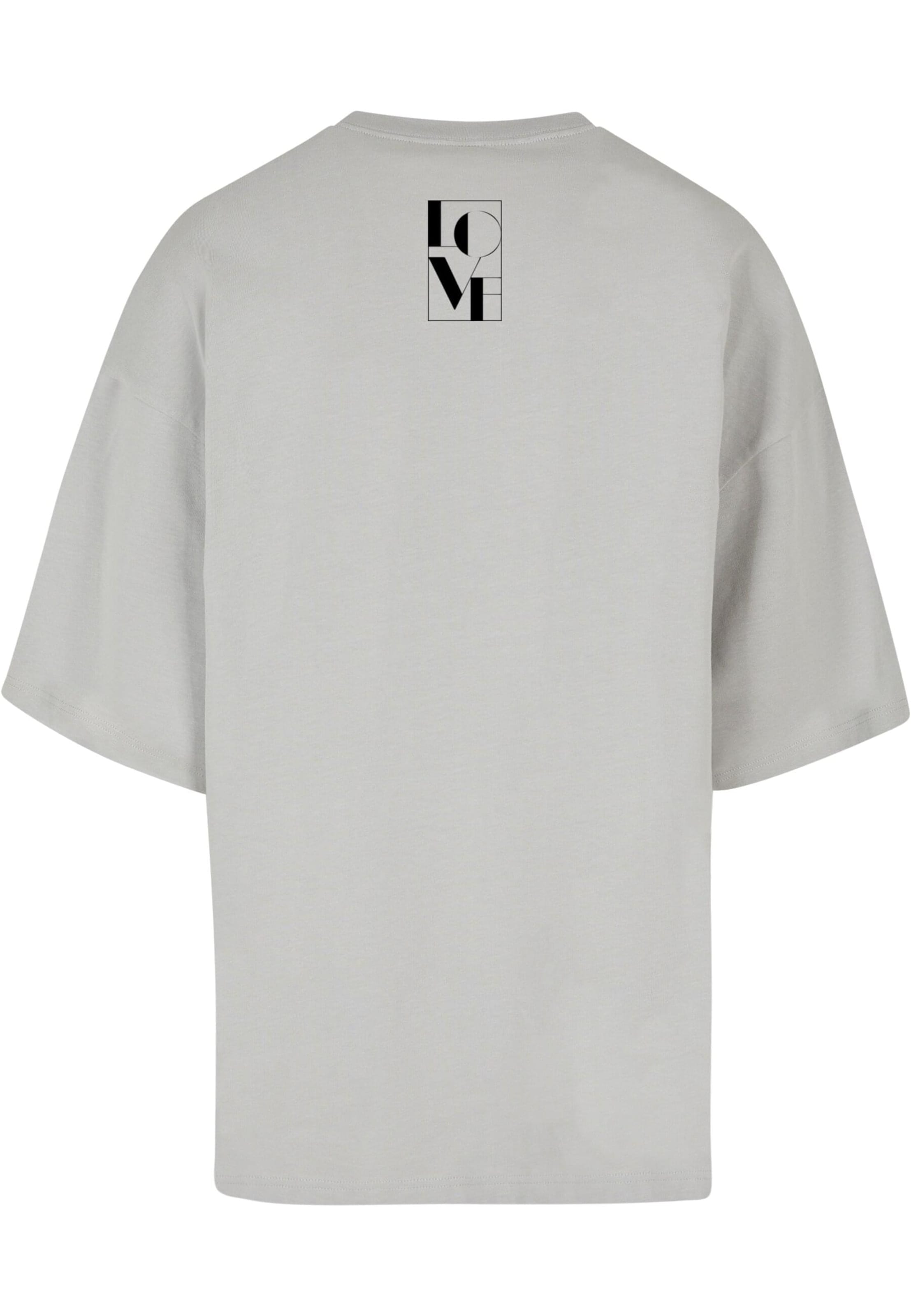 Tricou 'Love' de la Merchcode pe gri