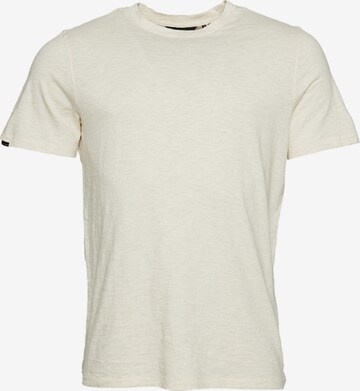 T-Shirt Superdry en beige : devant