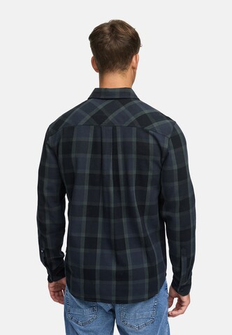 INDICODE JEANS Regular fit Overhemd 'Poma ' in Blauw