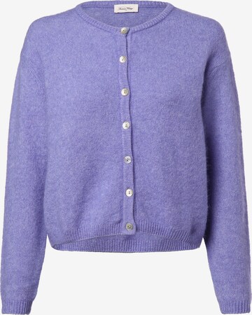 Cardigan AMERICAN VINTAGE en violet : devant